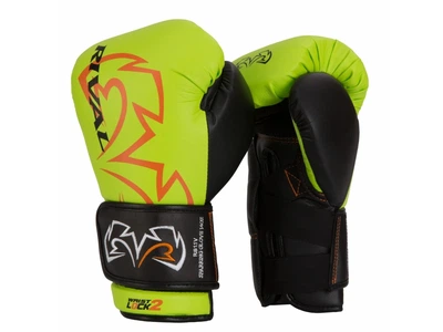 Перчатки спарингові RIVAL Evolution Sparring Gloves 14 унцій citrus green (3505)