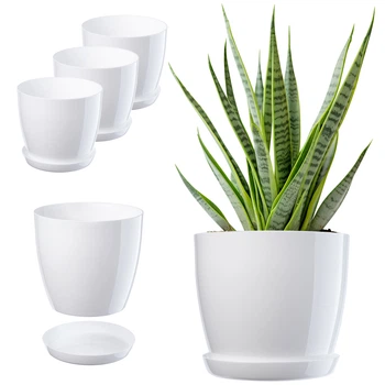 Doniczka z podstawką Kadax Agen K8123 3 szt