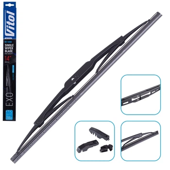 Щітка склоочисника каркасна Vitol EXO 14" 350 мм (VK-14350)
