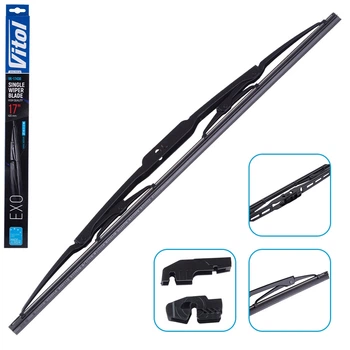 Щетка стеклоочистителя каркасная Vitol EXO 17" 430 мм (VK-17430)