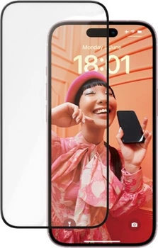 Szkło ochronne PanzerGlass Ceramic Protection Ultra-Wide Fit do Apple iPhone 15 Black (5711724028373)