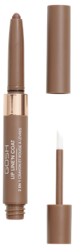 Pomadka do ust Gosh Lip Line'n Coat 004 Caramel Toffee 2 ml (5711914191184)
