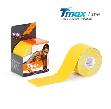 Кинезиотейп Тимакс (Tmax) 5 см х 5м - Желтый