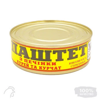 Паштет из печени курей и курчат 240г