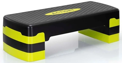 Степ для аеробіки Actiget Чорно - жовтий ACT0039 (5908455308564)
