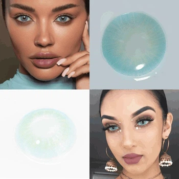Зелені контактні лінзи ELITE Lens Айс колд 2 шт