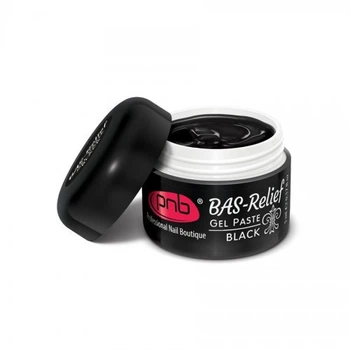 Гель-паста PNB BAS-Relief Gel Paste Black/Черная, 5 мл