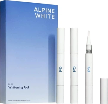 Гель для відбілювання зубів Alpine White Whitening Gel Refill 3 x 2 мл (7640184630315)
