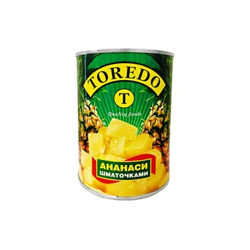 Ананасы кусочки Торедо 580мл