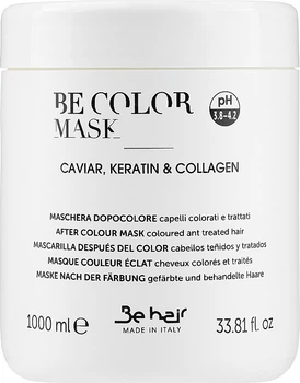 Маска после окрашивания с кератином и коллагеном Be Hair 1000 мл