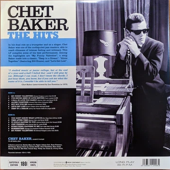 Chet Baker - The Hits (180 грамм, Сборник, Лимитированое)