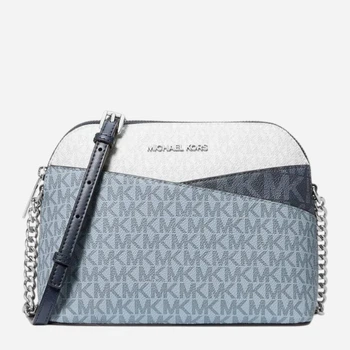 Сумка кросс-боди через плечо женская из искусственной кожи маленькая Michael Kors 653997393 Голубая (1159854176)