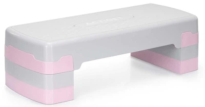 Степ для аеробіки Actiget Сіро-рожевий ACT0040 (5908455308571)