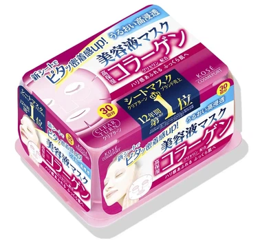 Маска з колагеном KOSE Clear Turn Essence Mask Collagen, 30 шт