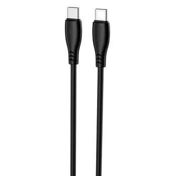 Кабель Proove Simple Silicone Type-C to Type-C 60W (1m) black