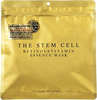 Маска для лица Kor Japan The Stem Cell Retinol & Vitamin Essence Mask, 30шт