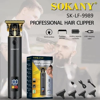Професійний тример для стрижки та бороди Sokany SK-LF-9989