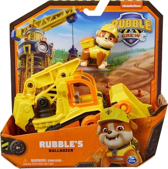 Щенячий патруль Кремез і команда Бульдозер та фігурка Кремеза Paw Patrol Rubble & Crew Rubble’s Bulldozer (SM28500/6066511)