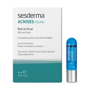 Себорегулюючий коректор для проблемної шкіри Sesderma ACNISES YOUNG Roll-on 4 мл
