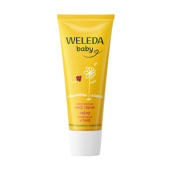 Дитячий крем для обличчя Weleda baby Gesichtscreme calendula face cream (захищає та зволожує чутливу шкіру малюків) 50 ml