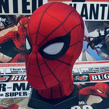 Ігровий набір супергероя Spider man Людина Павук маска USB-кабель, очі кліпають, світло, звук