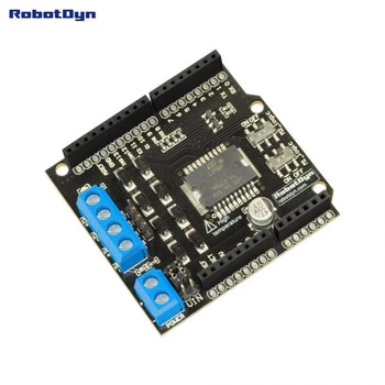 Контроллер шагового двигателя Motor Shield 2A L298P 2-motors for Arduino - 635654