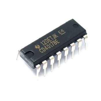 Микросхема CD4017 десятичный счетчик-дешифратор - 414656