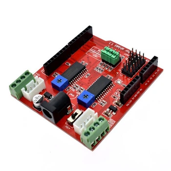 Контроллер шагового двигателя A3967 Dual Stepper Motor Driver Shield - 635637