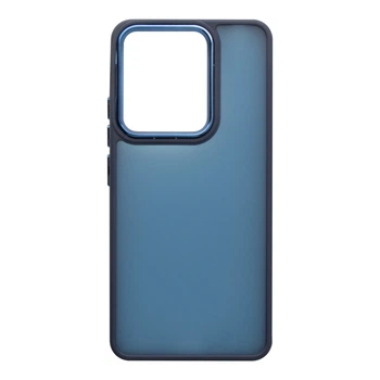 Чохол Fiji Lens для Xiaomi 14 бампер матовий із захистом блоку камер Blue