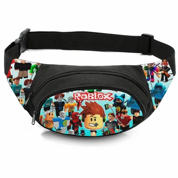 Сумка-бананка дитяча з принтом Roblox 32×13 см поясна сумка або сумка через плече дівчинці/хлопчику (1026)