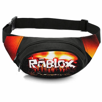Сумка-бананка дитяча з принтом Roblox 32×13 см поясна сумка або сумка через плече дівчинці/хлопчику (1019)