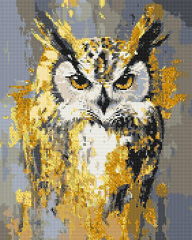 Алмазна мозаїка Золота сова 40x50 см Оригамі (OD3528)