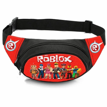 Сумка-бананка дитяча з принтом Roblox 32×13 см поясна сумка або сумка через плече дівчинці/хлопчику (1023)