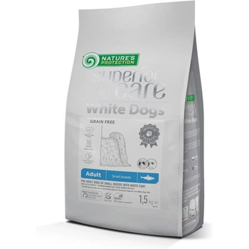Nature's Protection Superior Care White Dogs Grain Free Herring Adult 1.5 кг (NPSC47439)