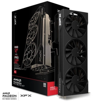 Відеокарта XFX Swift AMD Radeon RX 9070XT Triple fan Gaming Edition with 16GB GDDR6 (RX-97TSWF3B9) (1835413)