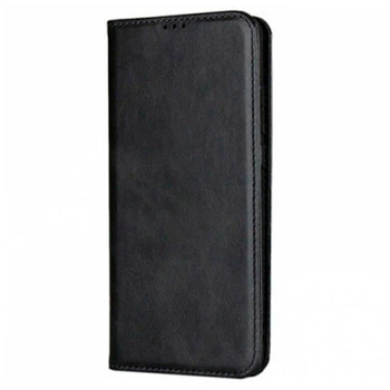 Чехол (книжка) OPPO A17K, Leather Case Fold, Черный - 390670