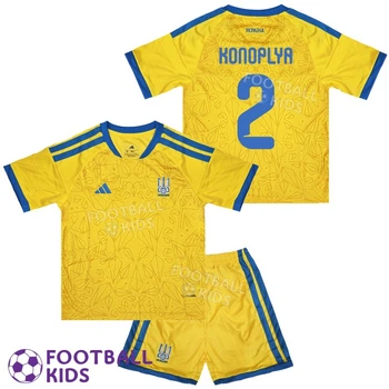Футбольна форма для дітей KONOPLYA 2 збірної України Ukraine FIFA World Cup 2026 145-155 см (set4727-136642-4)