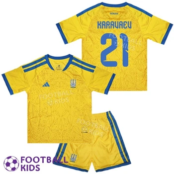 Футбольная форма детская KARAVAEV 21 сборной Украины Ukraine FIFA World Cup 2026 115-125 см (set4727-136662-4)