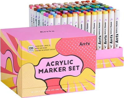 Акриловые маркеры Arrtx AACM-05120A 120 шт (LC304462)