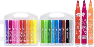 Фломастер 18 кольорів 229-18 "Water color pen" у пластиковому боксі