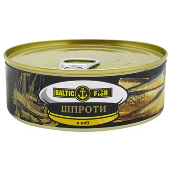 Шпроти Baltic Fish в олії 240 г