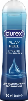 Интимный гель-смазка Durex Play Feel для дополнительного увлажнения (лубрикант) 50 мл (4820108005297/5038483167113)