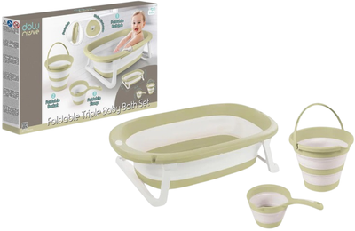 Набір для купання Dolu Relax складана ванночка + аксесуари 7272 72726 (8690089072726)