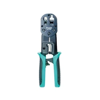 Кримпер для обтиску кабелів Pro'sKit CP-376N для RJ45 RJ 11-12 під роз'єм Western Чорний
