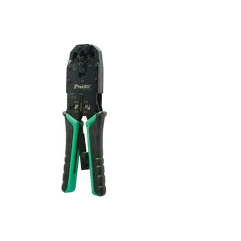 Кримпер для обтиску кабелів Pro'sKit CP-200R для RJ45 RJ 11-12 під роз'єм Western Чорний