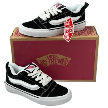 Кеди Vans Knu Skool Black 42 (чорно-білі)
