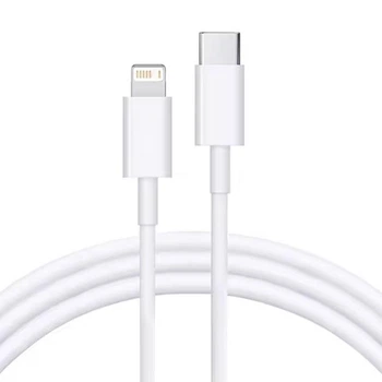 Кабель Lightning — Type C для быстрой зарядки 30W Белый 1 м