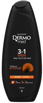 Гель для душу DermoMed Total & INTENSE для чоловіків 3 в 1, 450 мл