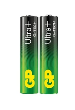Батарейка GP Ultra Plus Alkaline 1,5V 24AUP21-S2 щелочная LR03, 2 шт