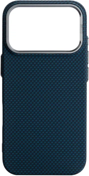 Чехол для смартфона ArmorStandart LikeCarbon2 MagCase для Apple iPhone 17 Pro Kevlar/Dark Blue (ARM88554)